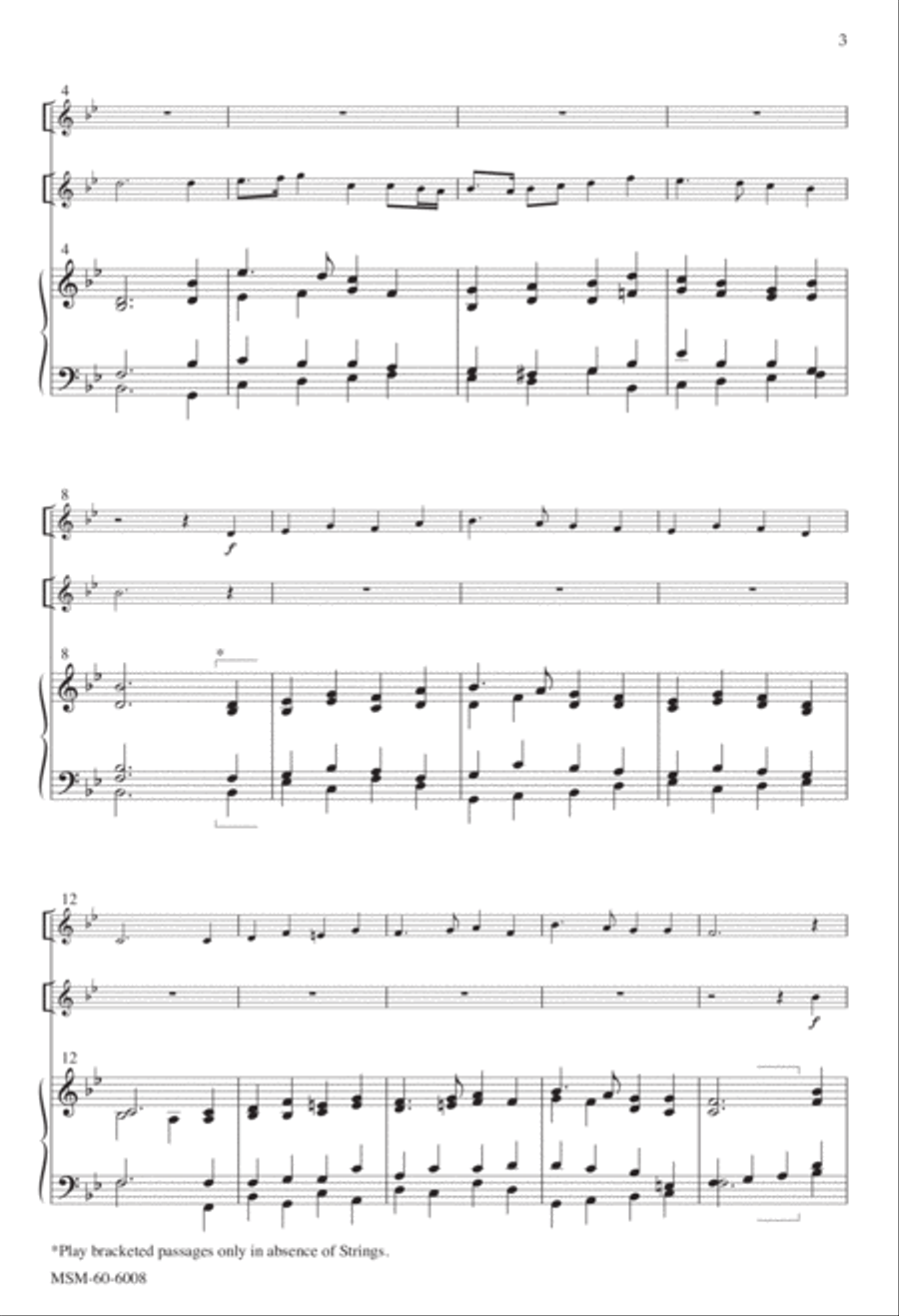 If Then You Have Been Raised with Christ 4-Part scores gallery preview page 3