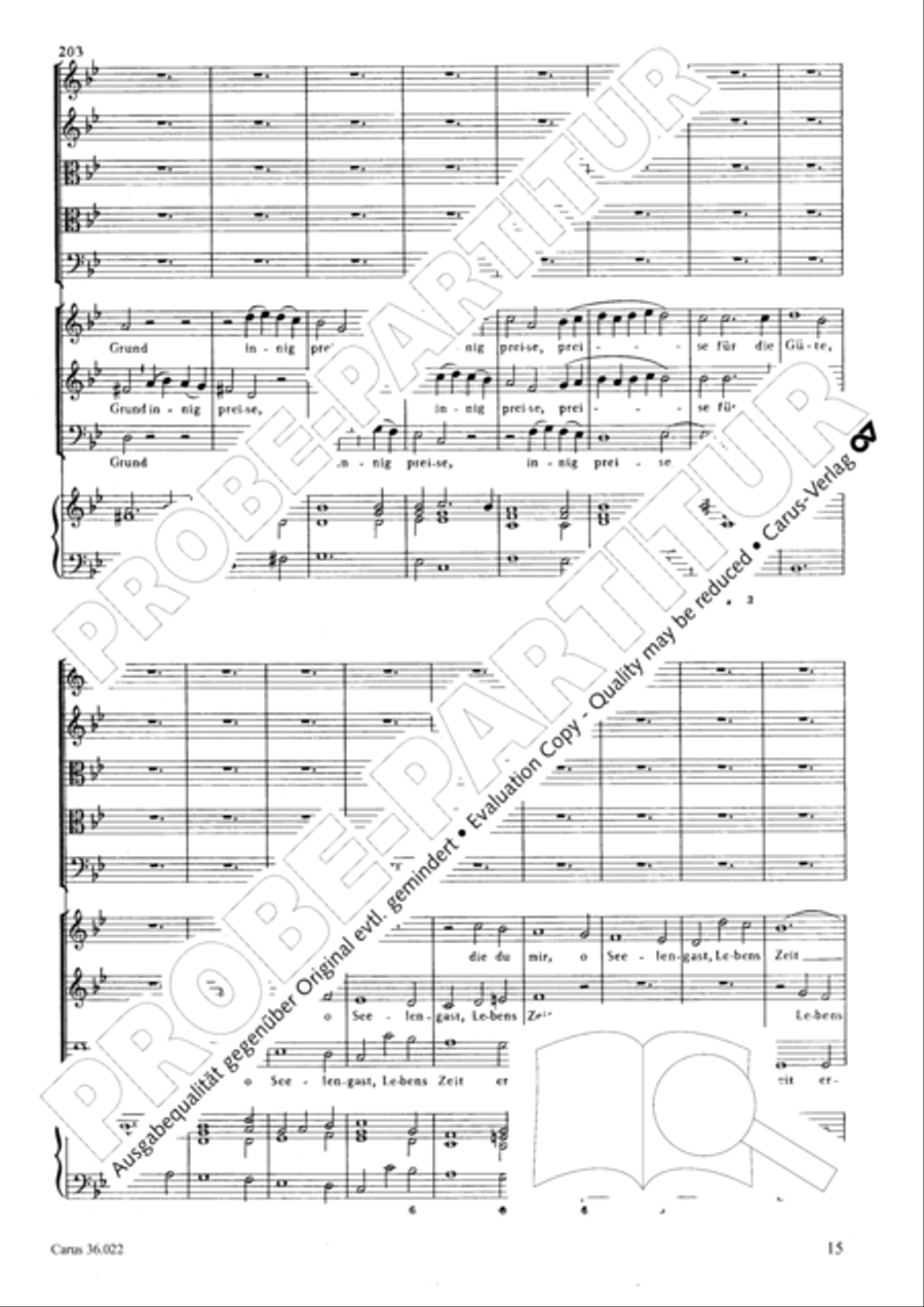 Kommst du, Licht der Heiden Choir scores gallery preview page 16