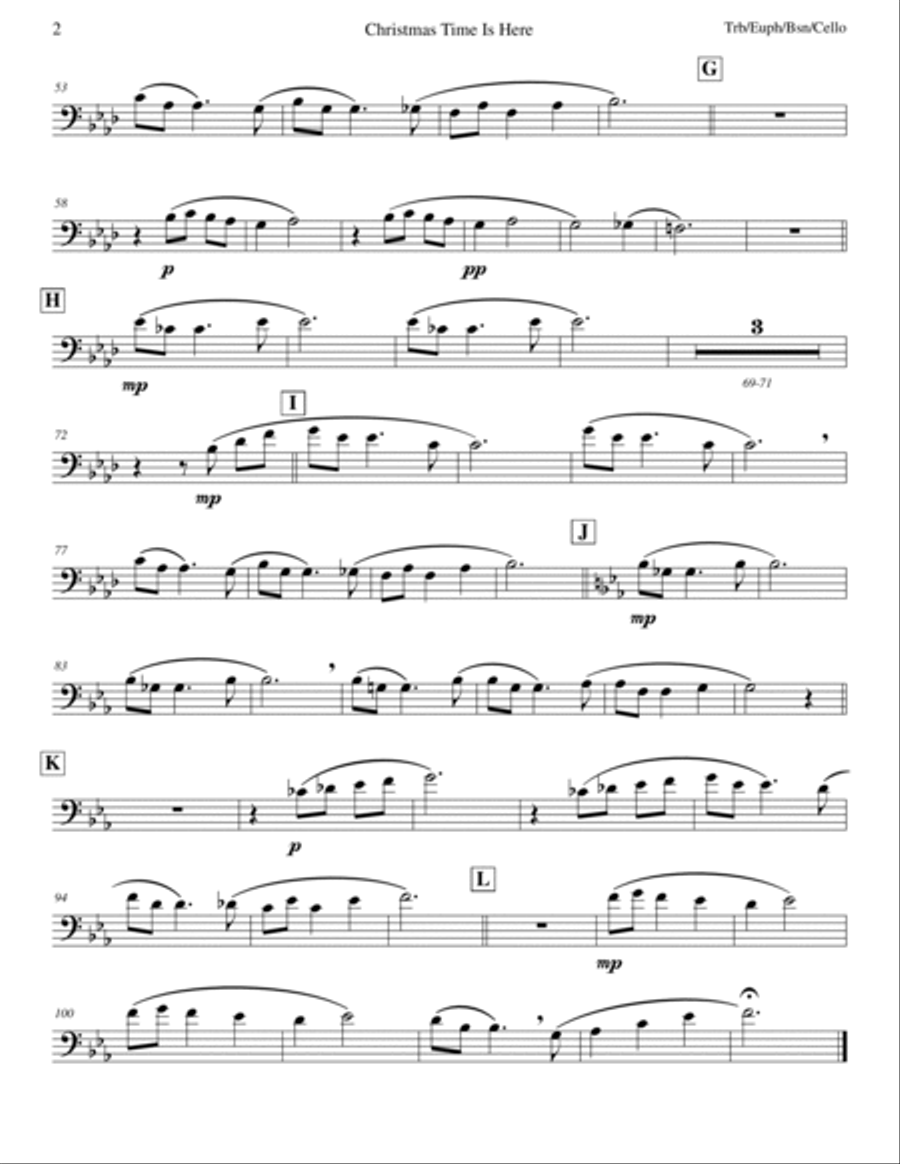 Christmas Time Is Here Christmas Time Is Here Piano scores gallery preview page 2