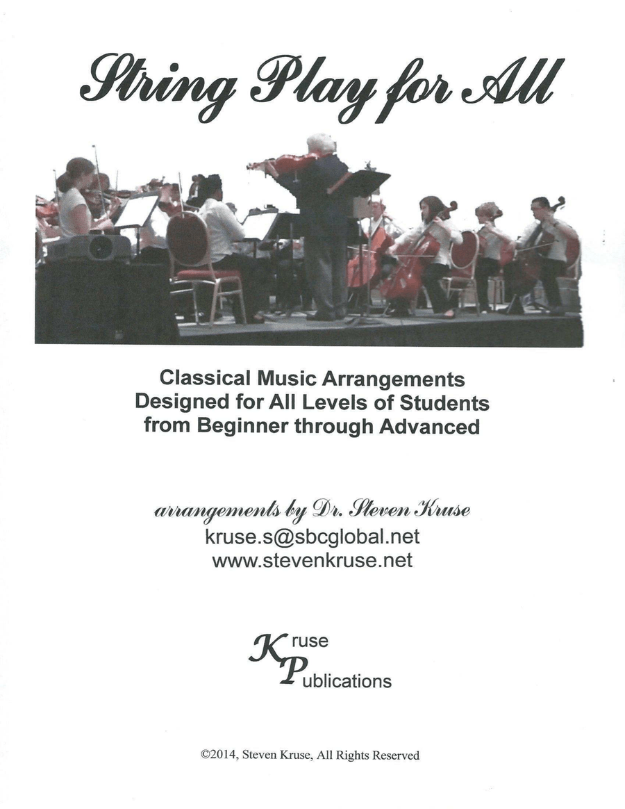 Carol of the Bells for Violin Ensemble of four parts, on different ability levels, from pre-Twinkle 4-Part scores gallery preview page 1