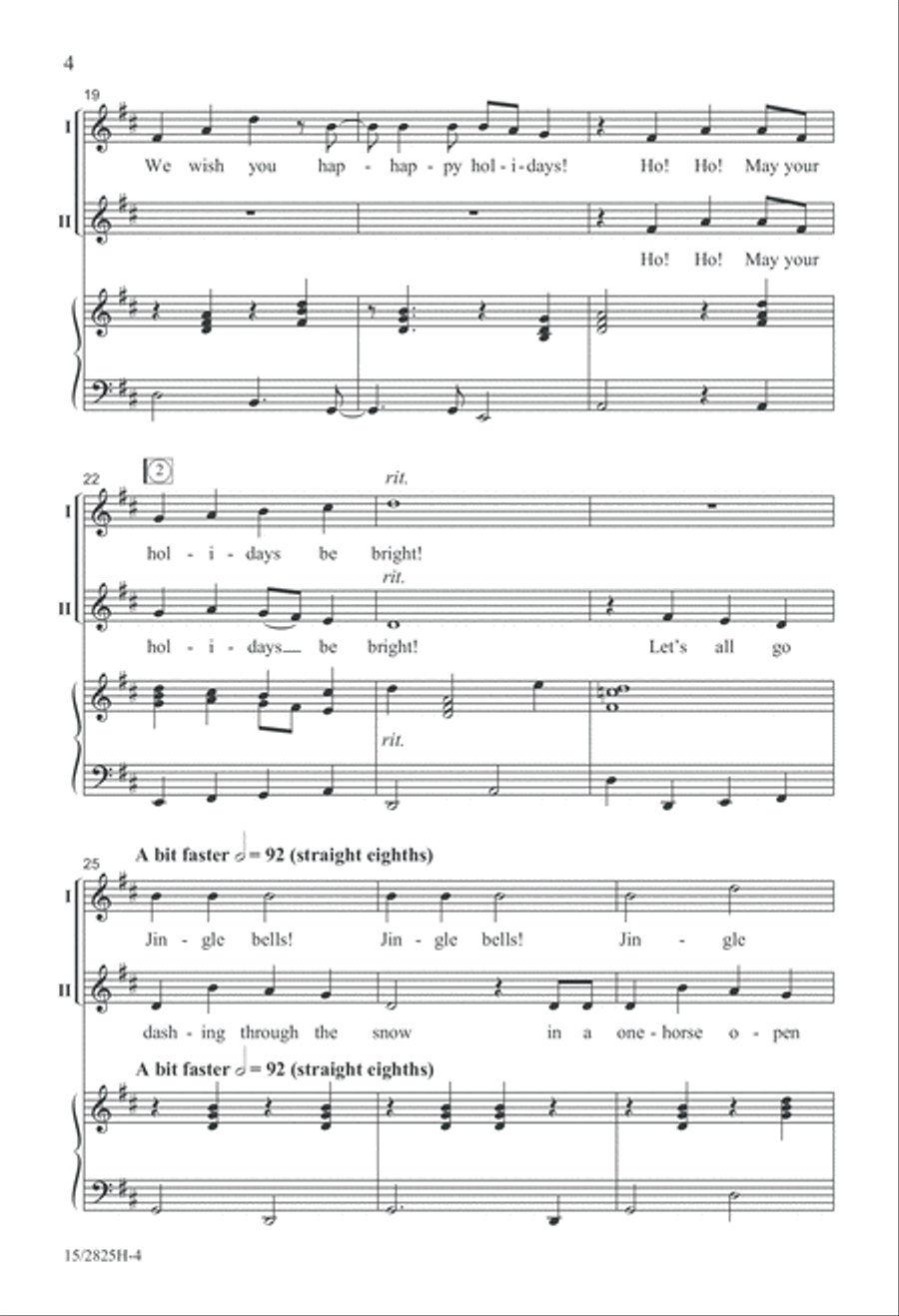 Happy Holidays! Happy Holidays! 2-Part scores gallery preview page 4