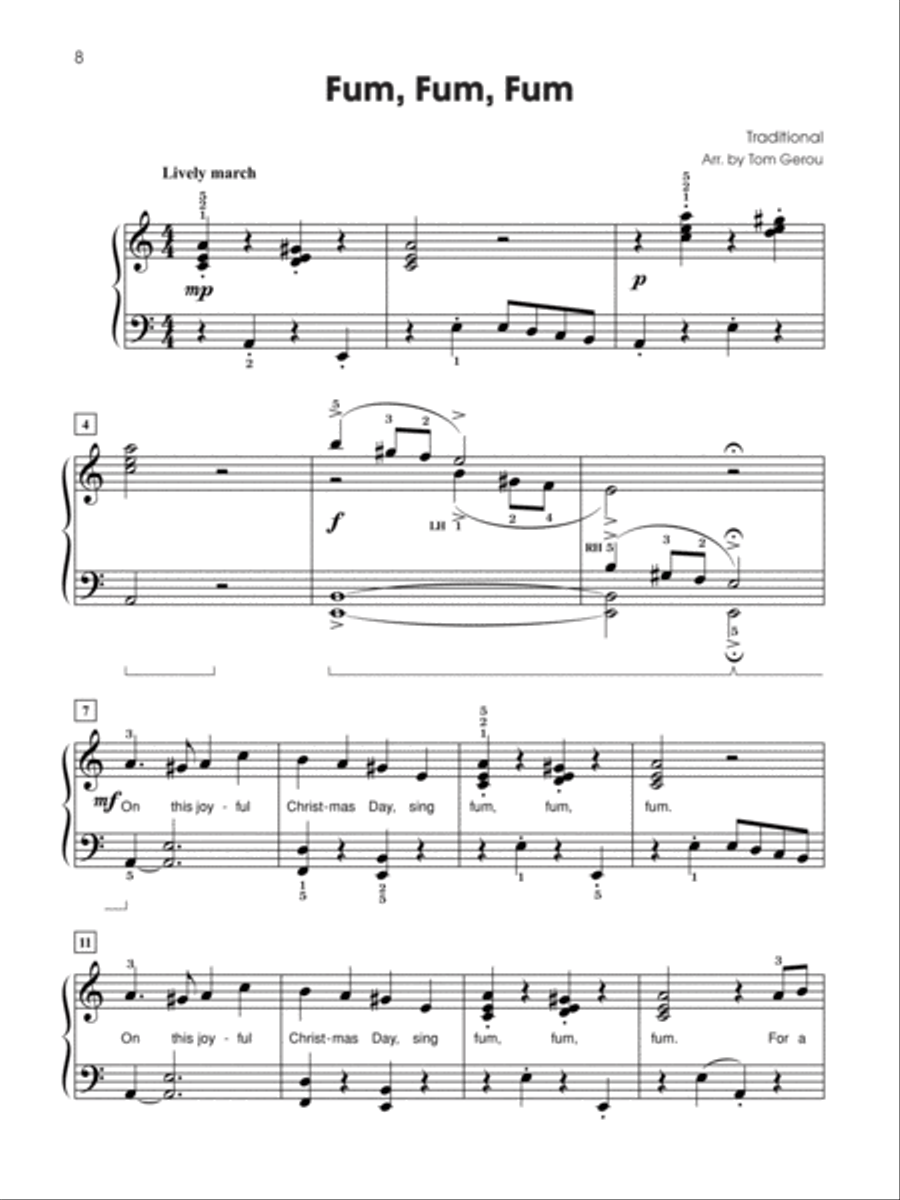 Christmas Solos for Students, 1-3 (Value Pack) Piano Method scores gallery preview page 5