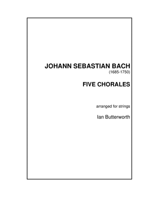 J.S.BACH Five Chorales arranged for strings