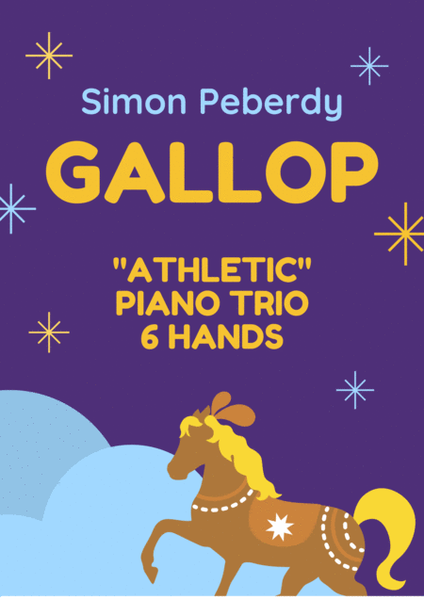 Gallop, "Athletic" Trio for piano, 6 hands image number null