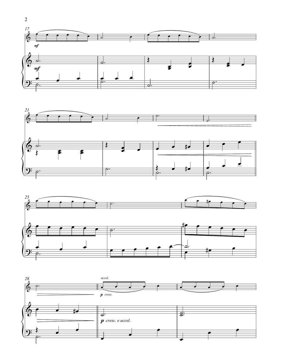 Mia & Sebastian's Theme (from La La Land) Flute Solo scores gallery preview page 2