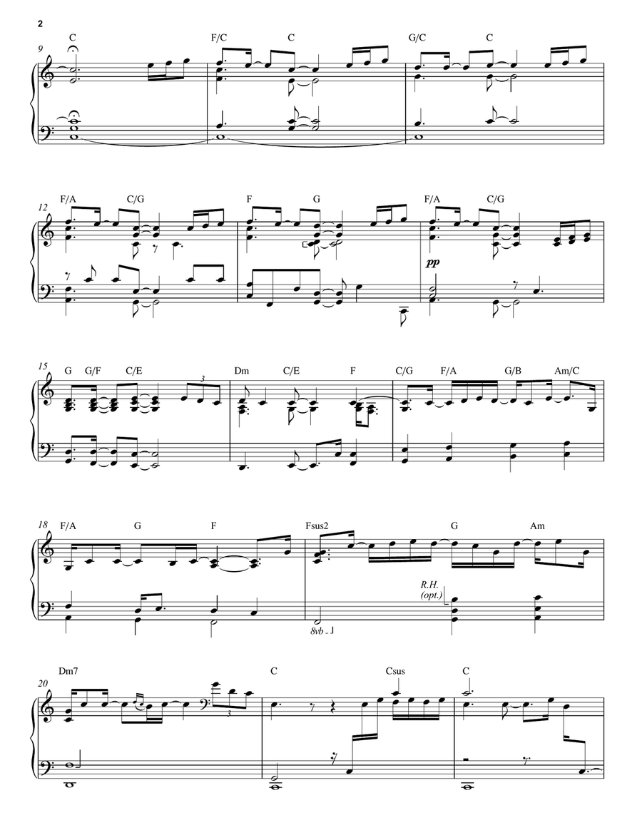 Bless The Broken Road Piano Solo scores gallery preview page 2