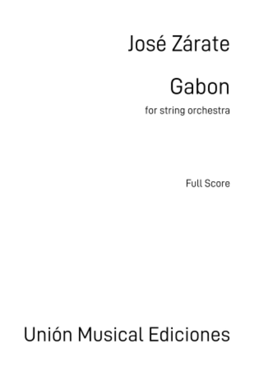 Gabon Score scores gallery preview page 1