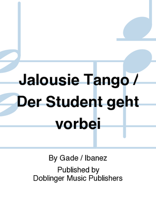Book cover for Jalousie Tango / Der Student geht vorbei