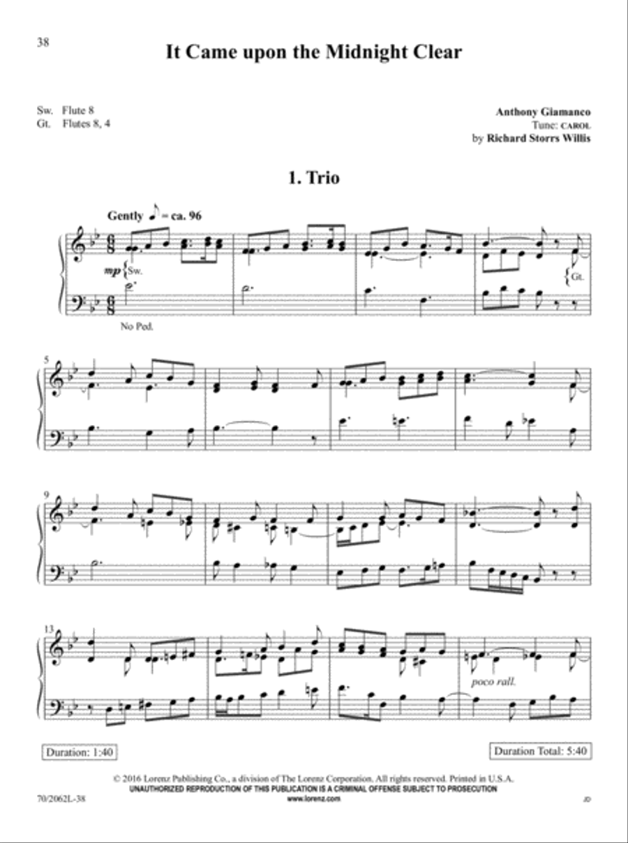 The Sacred Organ Library, Vol. 2 Organ Solo scores gallery preview page 22