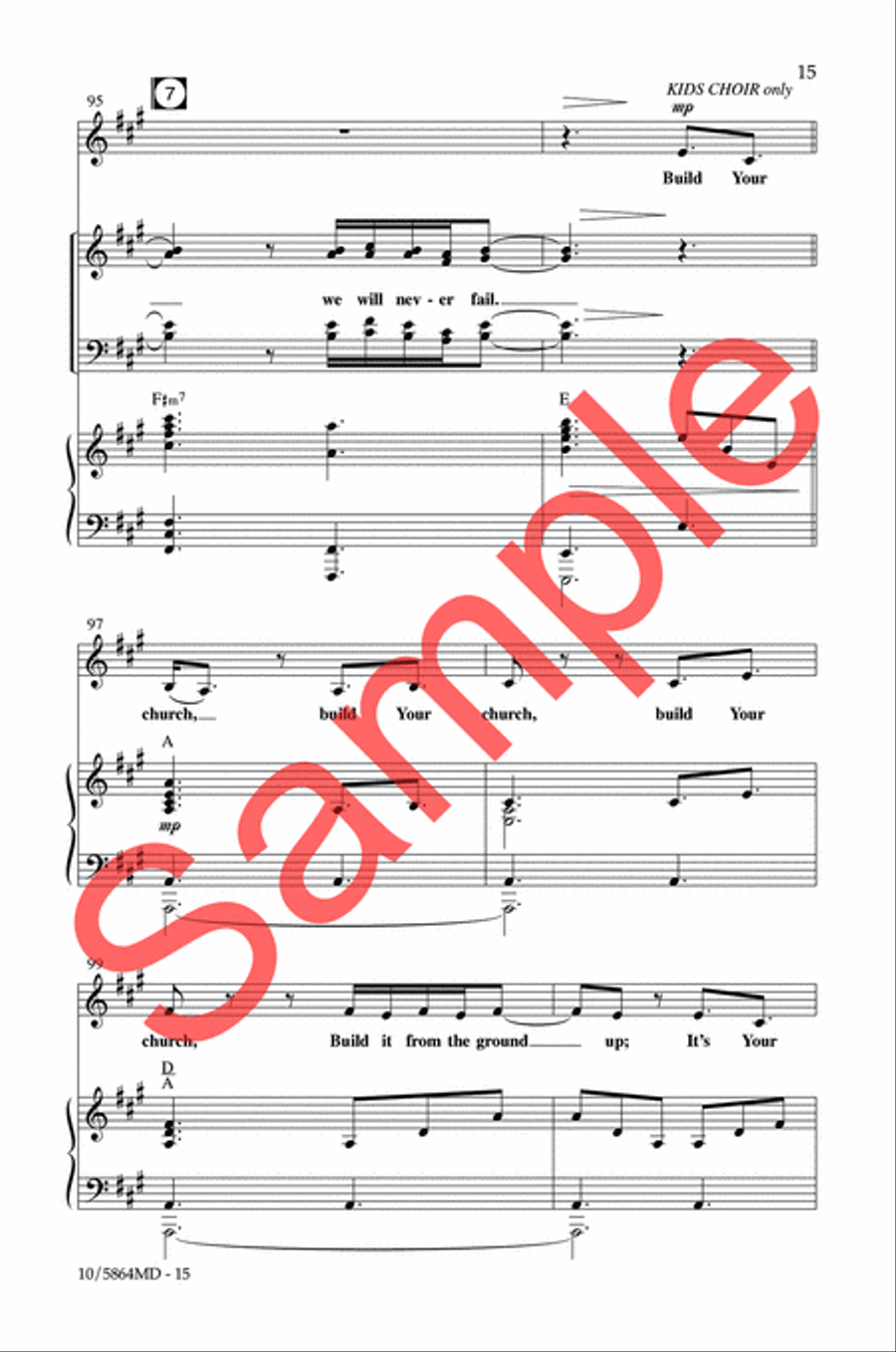 Build Your Church Build Your Church 4-Part scores gallery preview page 15