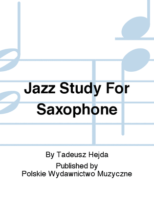Jazz Study For Saxophone