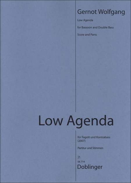 Gernot Wolfgang : Low Agenda