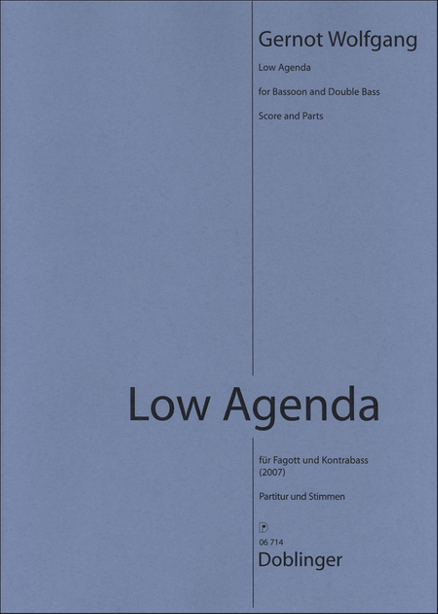 Low Agenda Bassoon scores gallery preview page 1