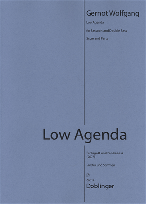 Book cover for Low Agenda
