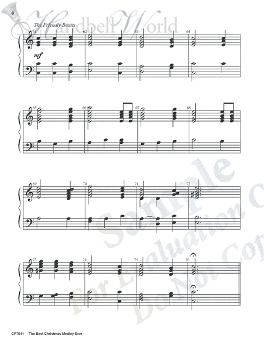 Best Christmas Medley Ever 3-Octaves scores gallery preview page 6