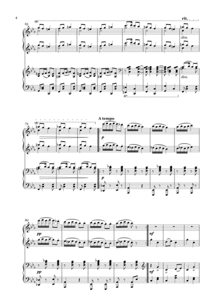 Dvorak - Slavonic Dance Op.46 No.7 - 1 piano 4 hands image number null