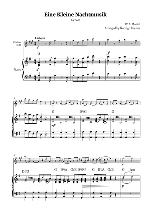 Eine Kleine Nachtmusik (for solo clarinet with piano accompaniment)