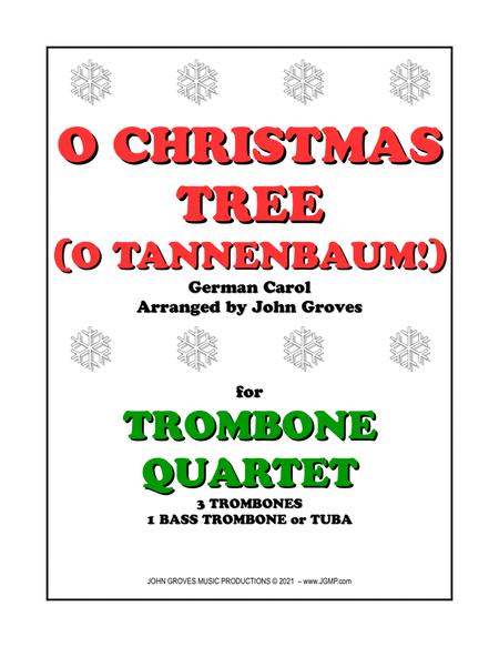 O Christmas Tree (O Tannenbaum!) - Trombone Quartet image number null