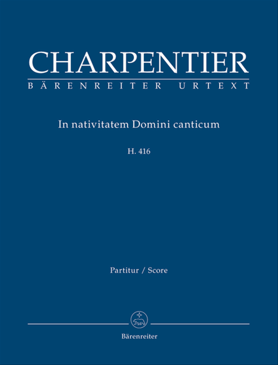 In nativitatem Domini canticum H. 416 4-Part scores gallery preview page 1