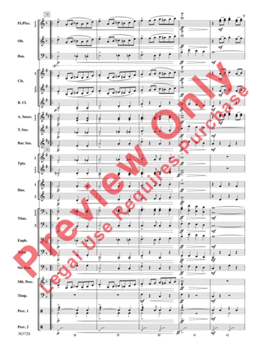 Con Brio Concert Band scores gallery preview page 10