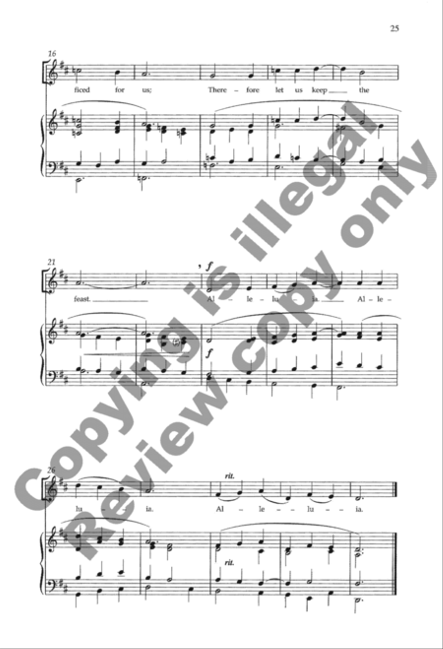 Mass of the Holy Trinity 4-Part scores gallery preview page 45