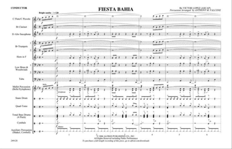 Fiesta Bahia Marching Band scores gallery preview page 2