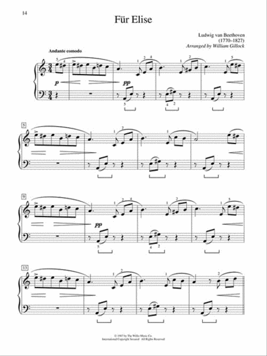 Accent on Gillock Volume 3 Piano Method scores gallery preview page 5