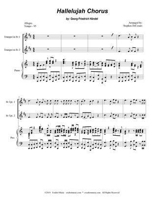 Hallelujah Chorus (Duet for Bb-Trumpet)