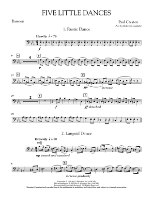Five Little Dances - Bb Bass Clarinet