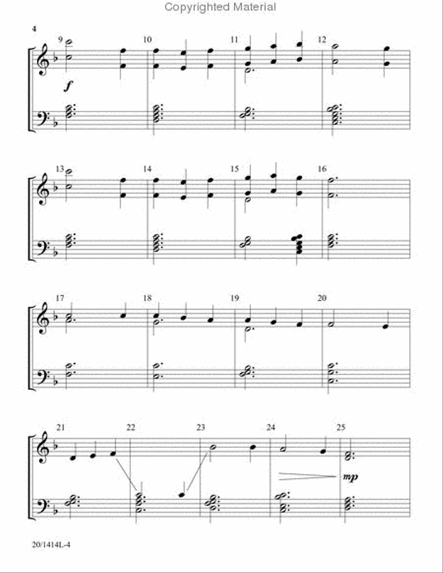 Handbell Hymns for Advent and Christmas, Vol. 3 3-Octaves scores gallery preview page 3