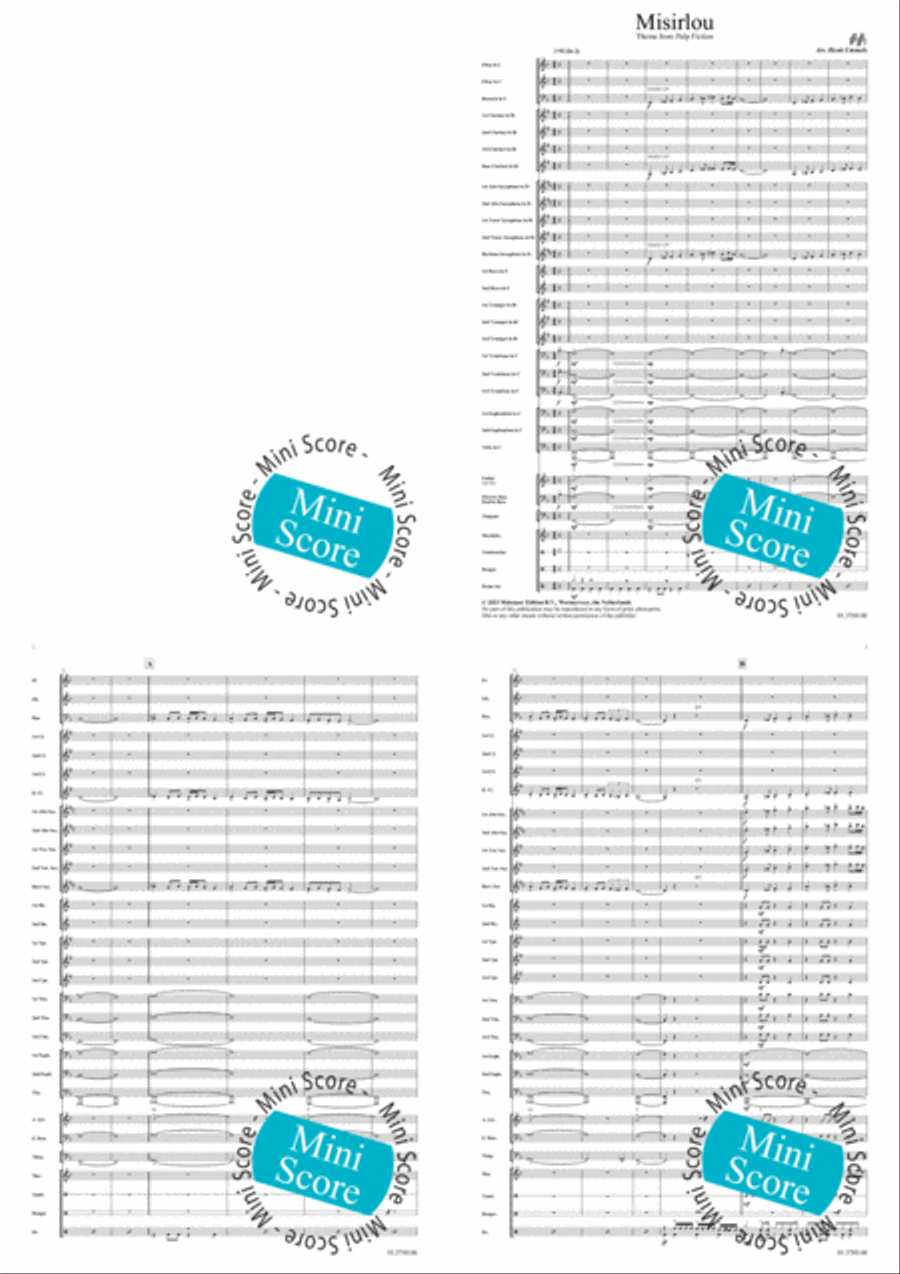 Misirlou Concert Band scores gallery preview page 3