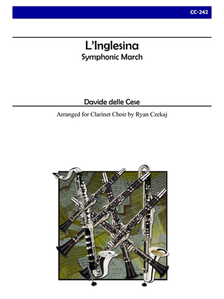 Book cover for L'Inglesina for Clarinet Choir
