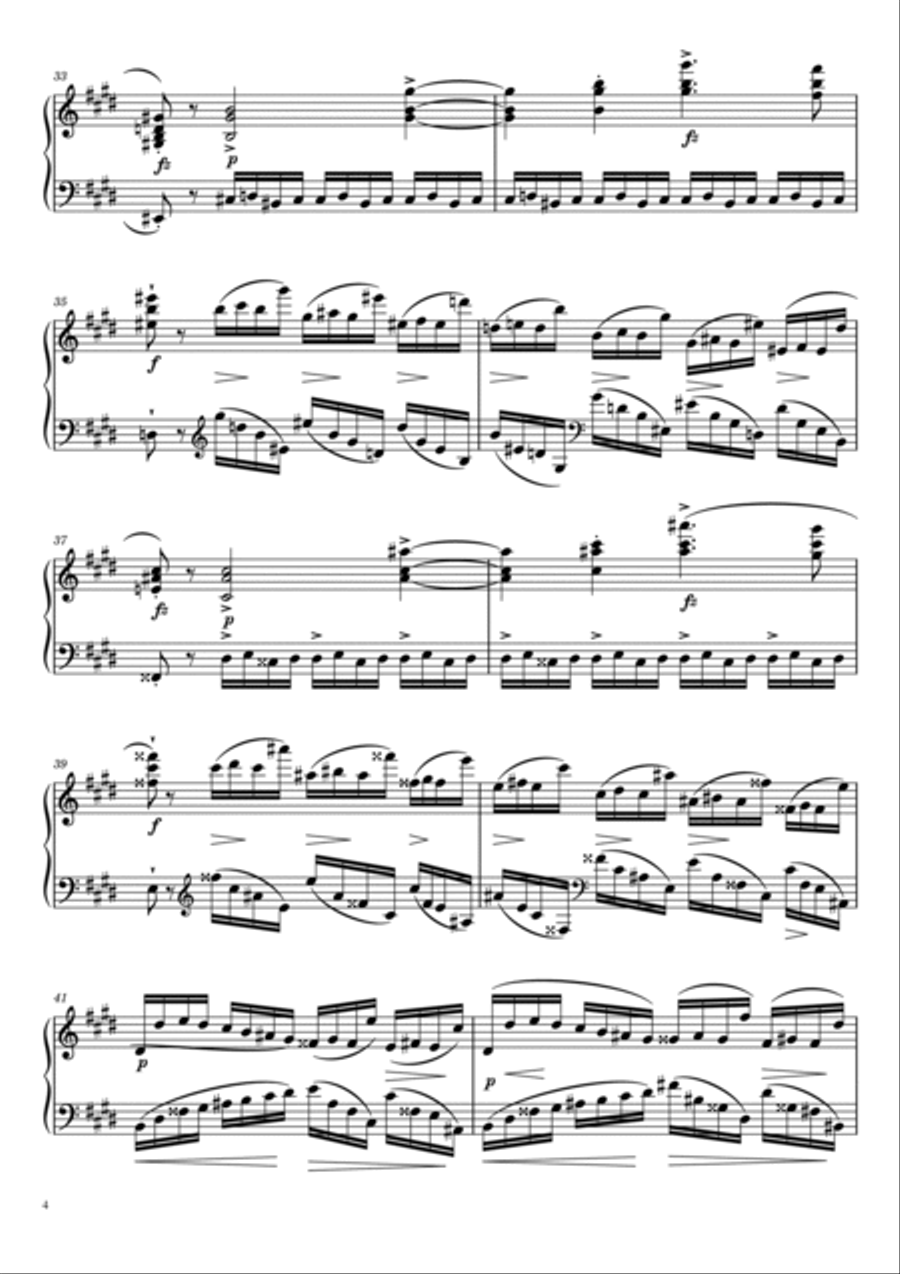 Etude Op. 10 No. 4 in C Minor Torrent Piano Method scores gallery preview page 4