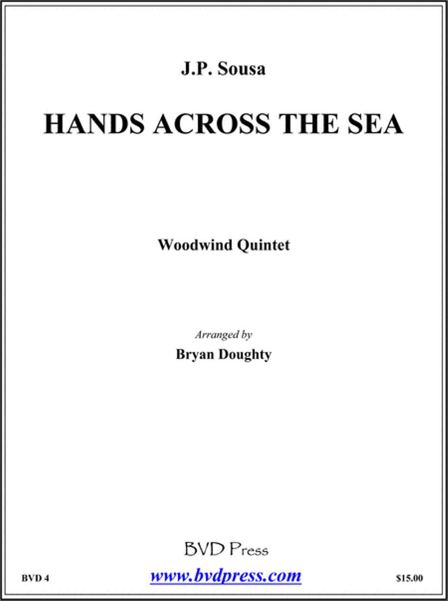 Hands Across the Sea Woodwind Quintet scores gallery preview page 1