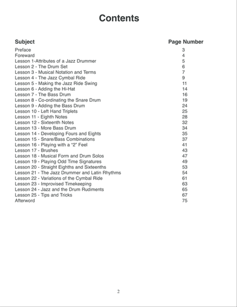 Jazz Drumming Essentials and More Drum Set scores gallery preview page 3