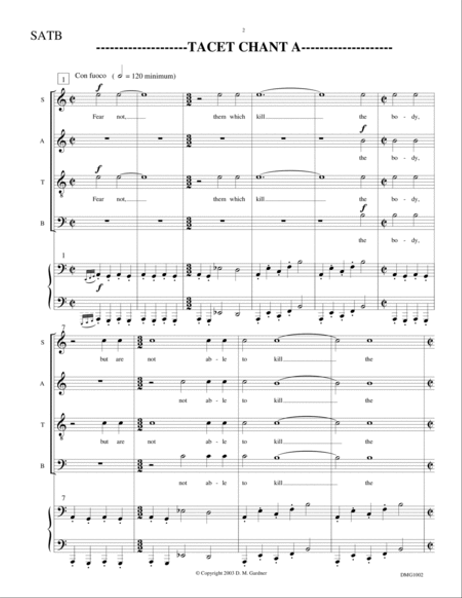 Day of Wrath (SATB, Cello Solo, Narrator, Piano, Perc) 4-Part scores gallery preview page 4
