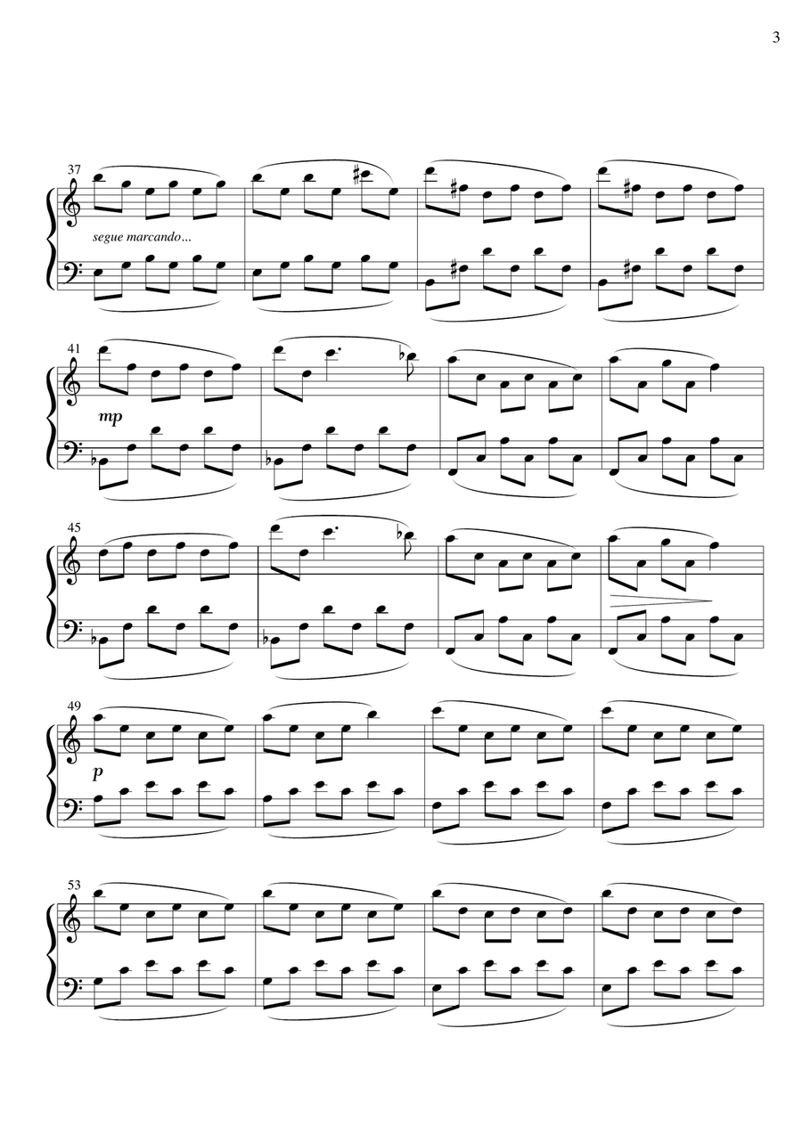 The Gift Piano Solo scores gallery preview page 3