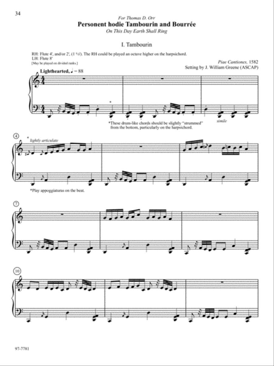 Christmas Ayres and Dances, Volume 2 Harpsichord scores gallery preview page 12