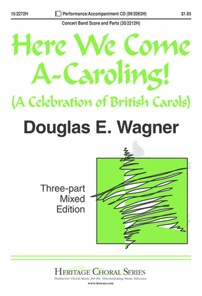 Book cover for Here We Come A-Caroling!