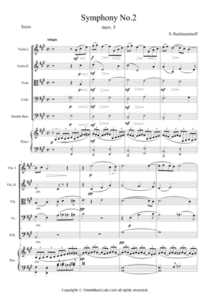 Rachmaninoff Symphony No.2 Mov.3 (Short & Hard Version)