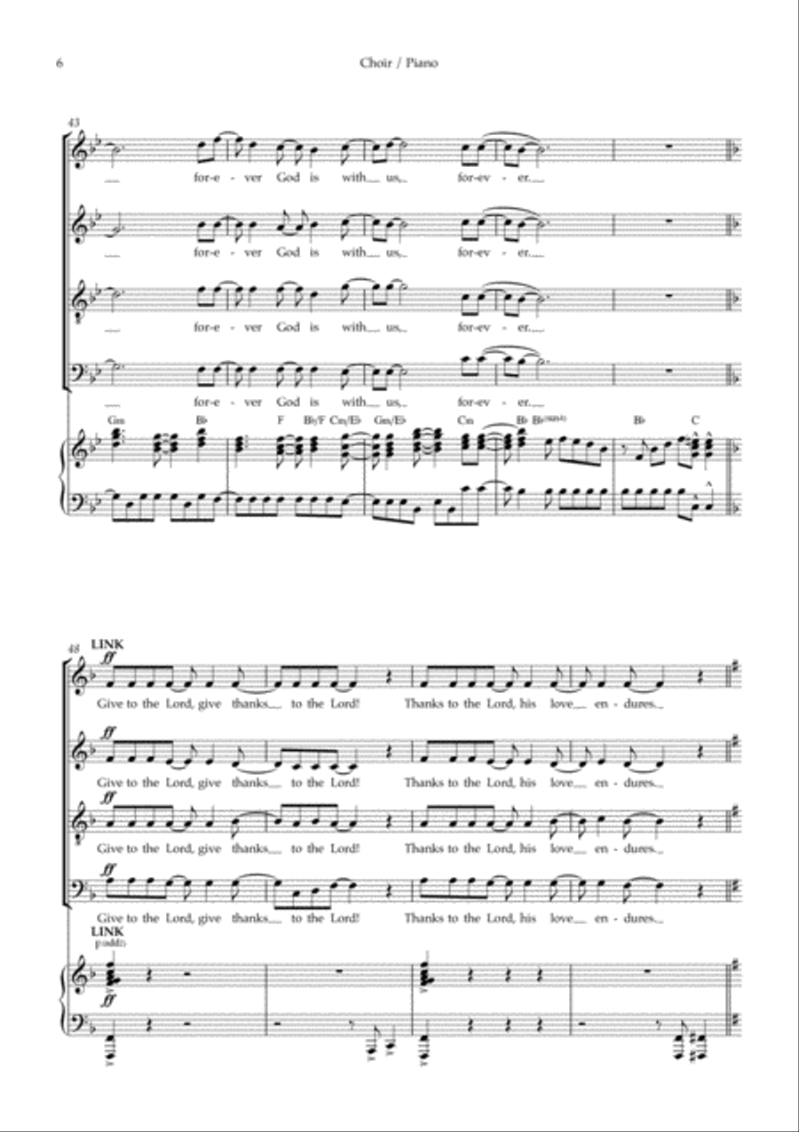 Forever Forever 4-Part scores gallery preview page 6