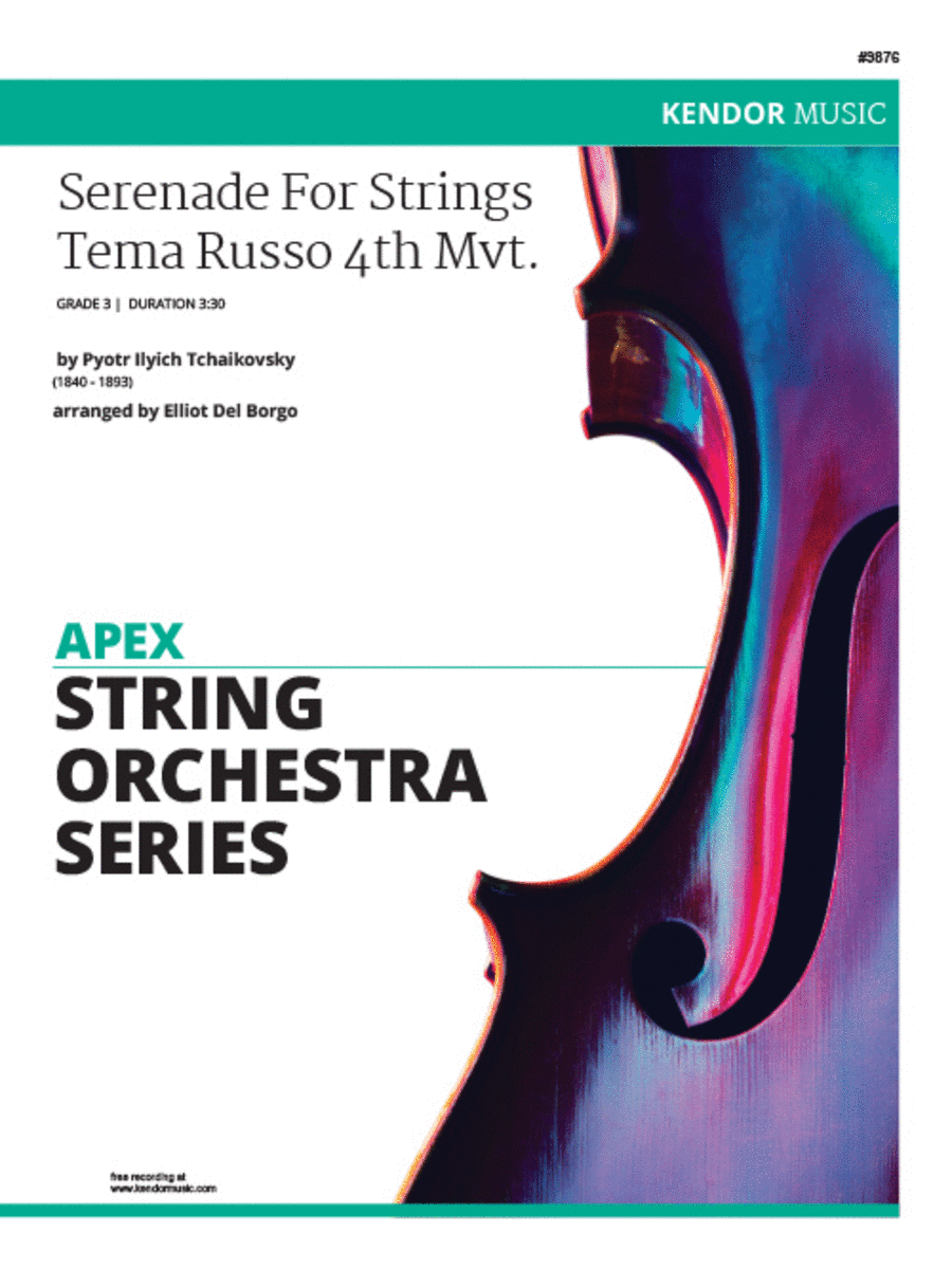 Serenade For Strings/Mvt. 4 Tema Russo