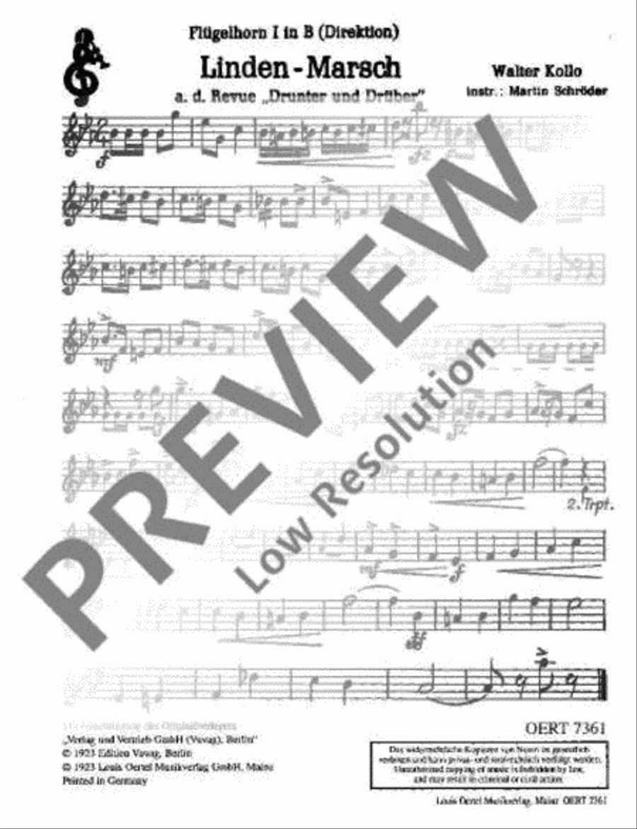Linden-Marsch Concert Band scores gallery preview page 15