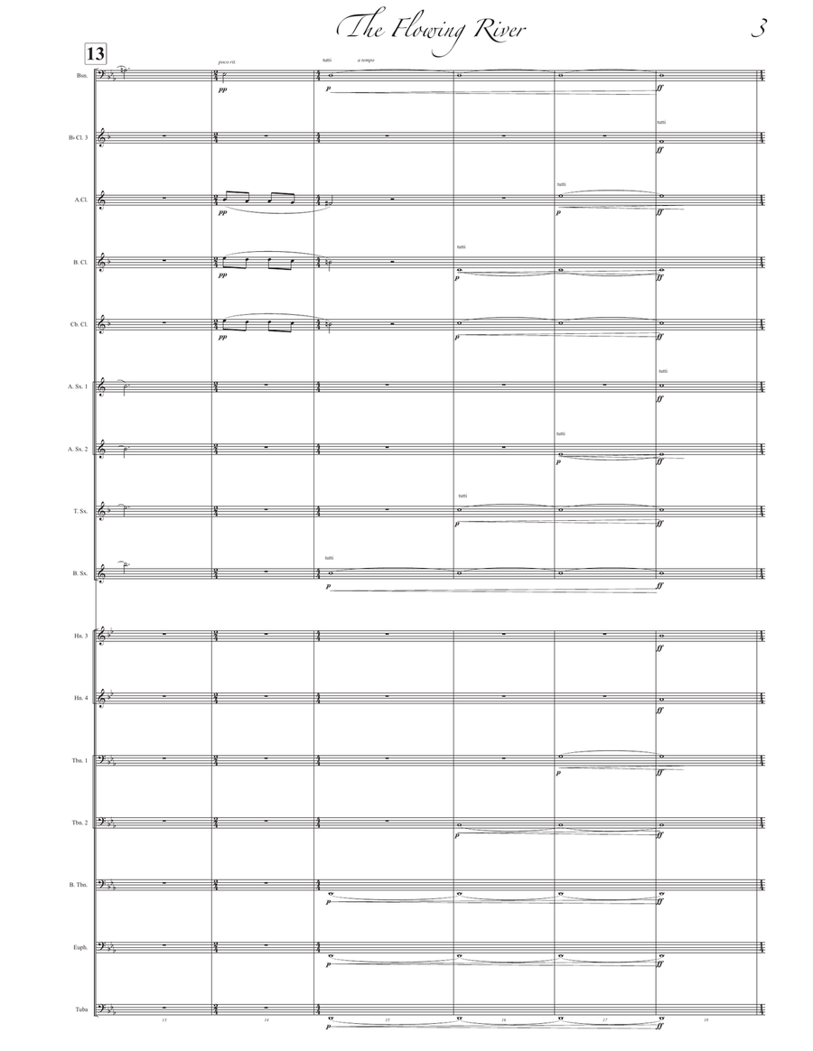 The Flowing River Concert Band scores gallery preview page 3