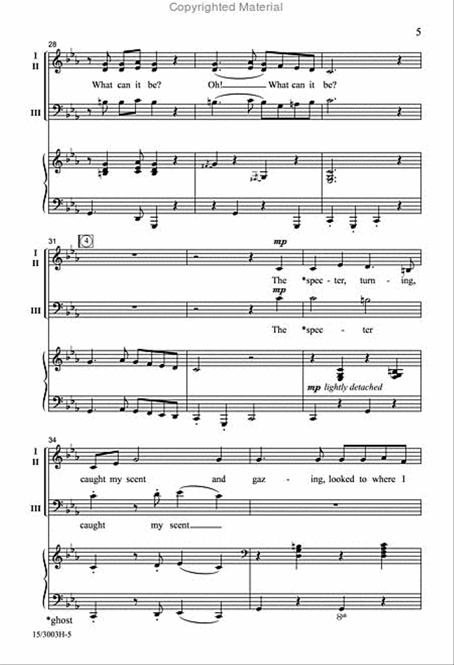Something in the Dark 3-Part scores gallery preview page 5