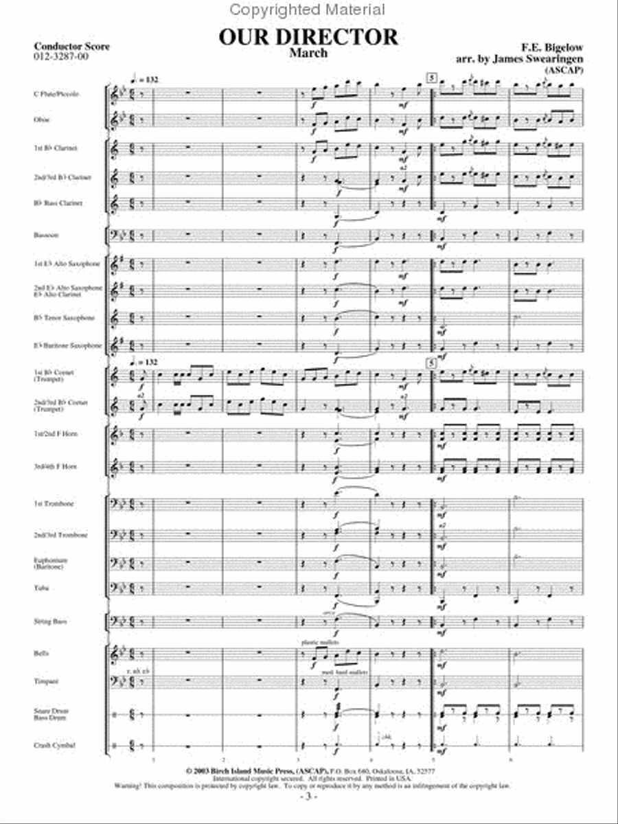 Our Director Concert Band scores gallery preview page 2