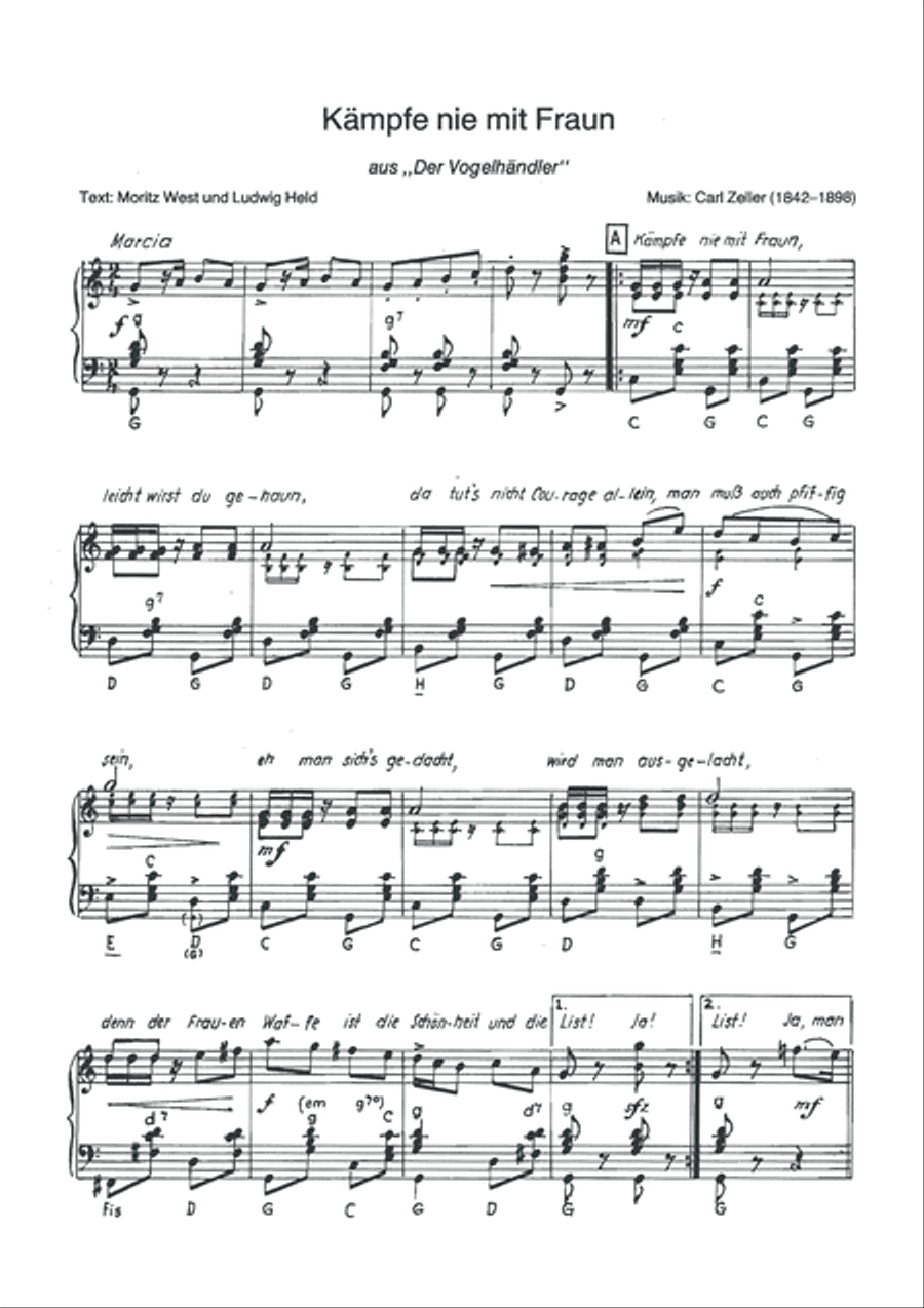 Kampfe nie mit Fraun Voice scores gallery preview page 3