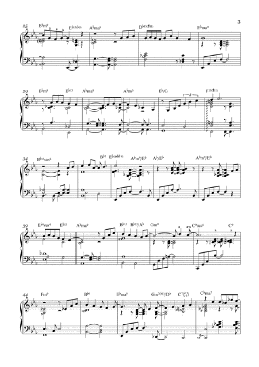 Just The Way You Are Piano Solo scores gallery preview page 3