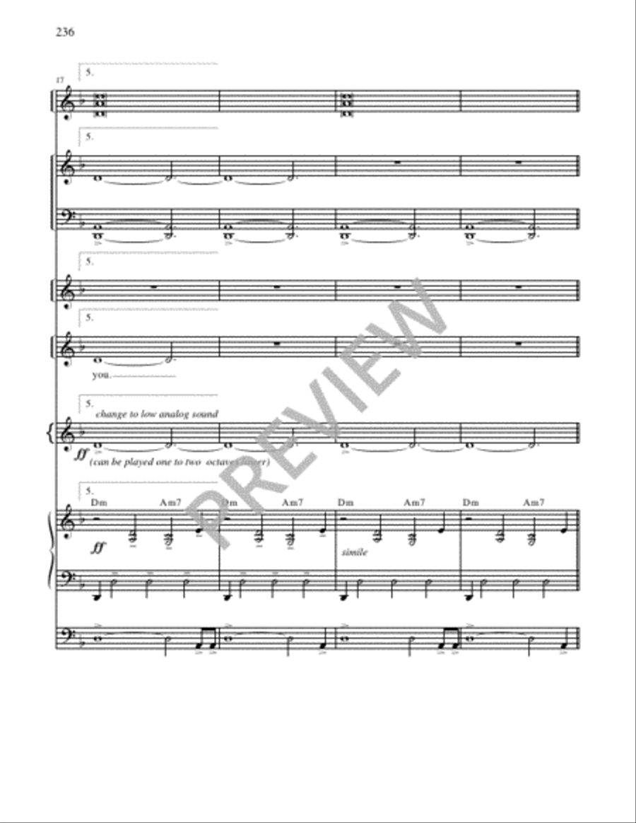 The Song of Mark - Full Score 4-Part scores gallery preview page 22