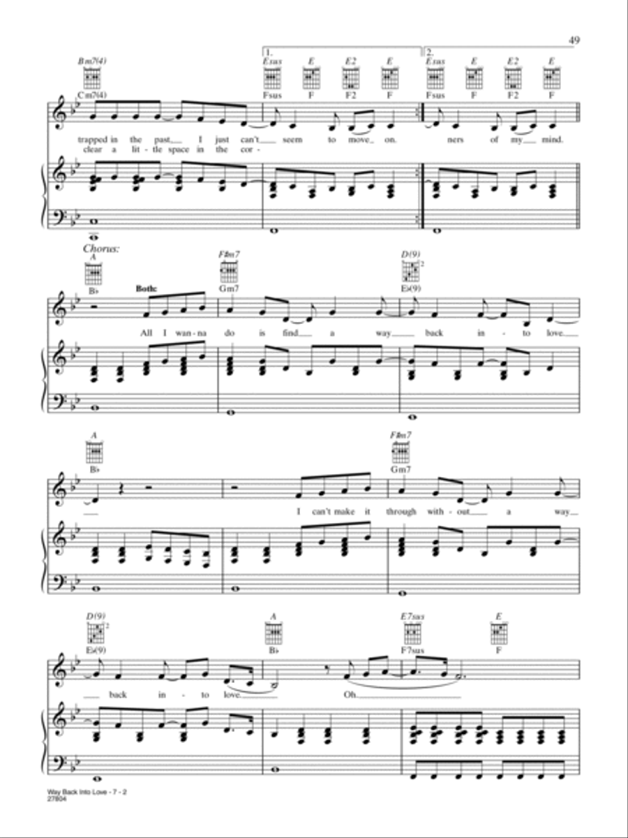 Way Back Into Love (from 